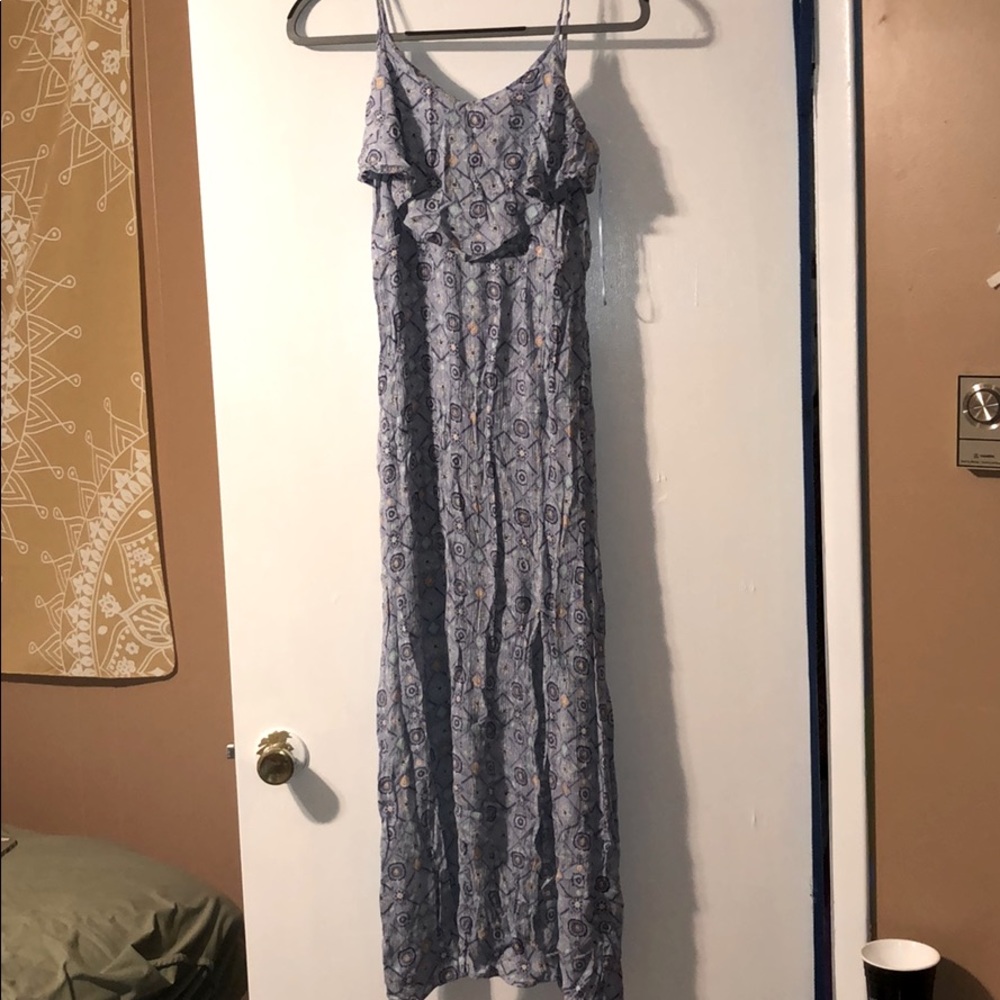 Patterned maxi summer dress